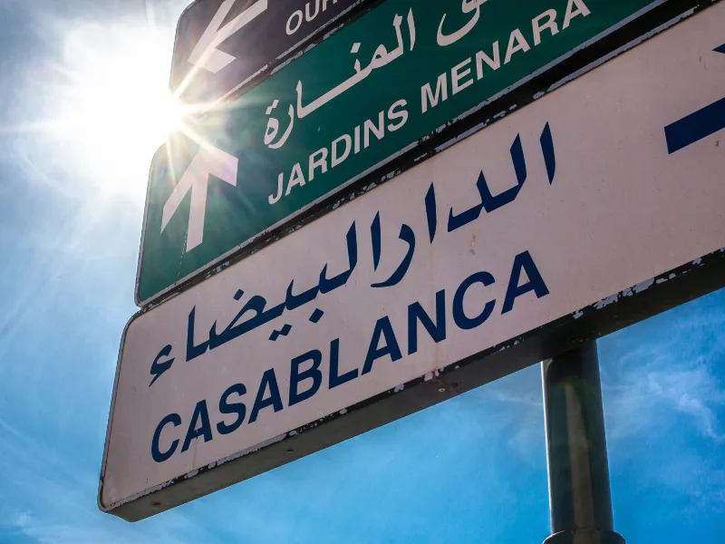 Transfert Casablanca vers Marrakech ou aéroport Casablanca