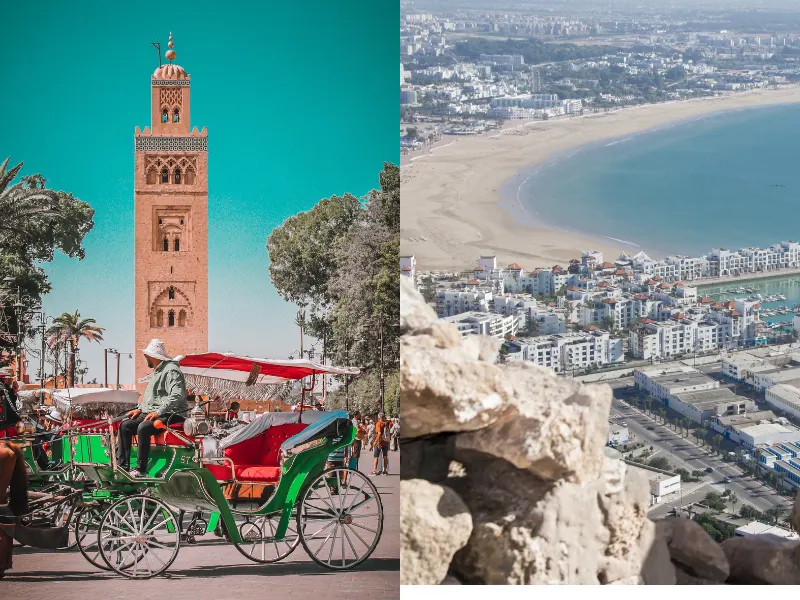Taxi Marrakech Agadir - transfert privé confortable