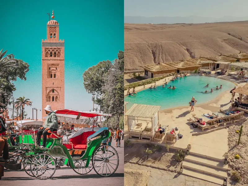 Taxi Marrakech Agafay - transfert privé vers le désert d’Agafay