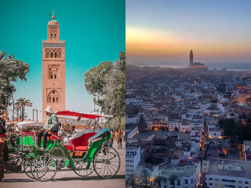 Taxi Marrakech Casablanca - transfert privé confortable