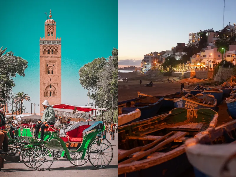 Taxi Marrakech Taghazout - transfert privé vers le village de surf